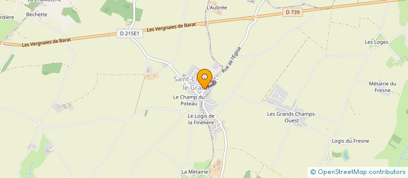 localisation de l'entreprise AUTO CLUB SERVICES  SAINT-COUTANT-LE-GRAND