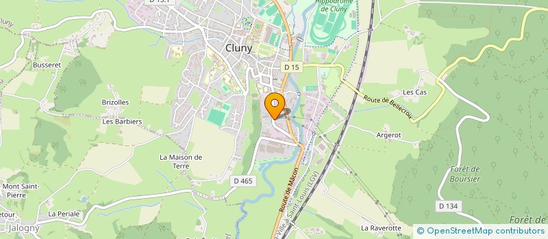 localisation de l'entreprise AUTO CLUNY à CLUNY