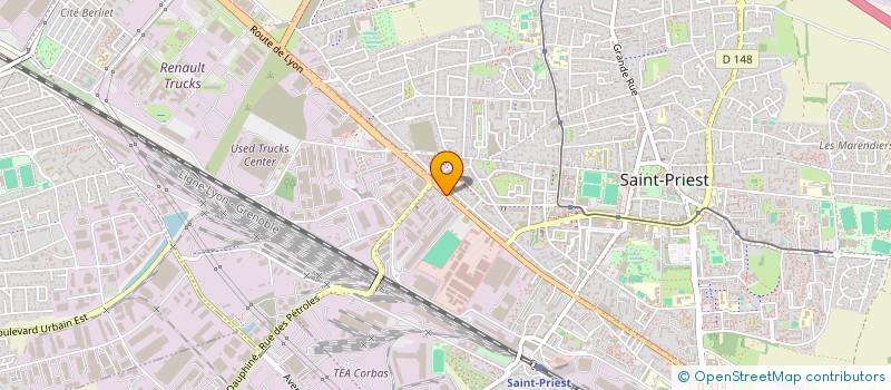 localisation de l'entreprise AUTO COMPETENCES  SAINT-PRIEST