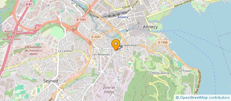 localisation de l'entreprise AUTO COMPETITION SERVICES  ANNECY