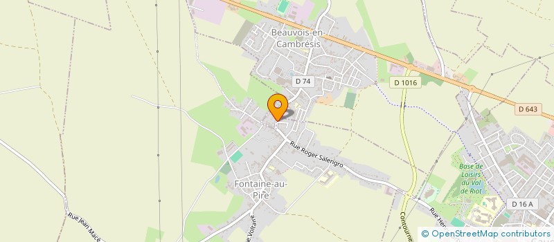 localisation de l'entreprise AUTO COMPTOIR DE CAMBRESIS  BEAUVOIS-EN-CAMBRESIS