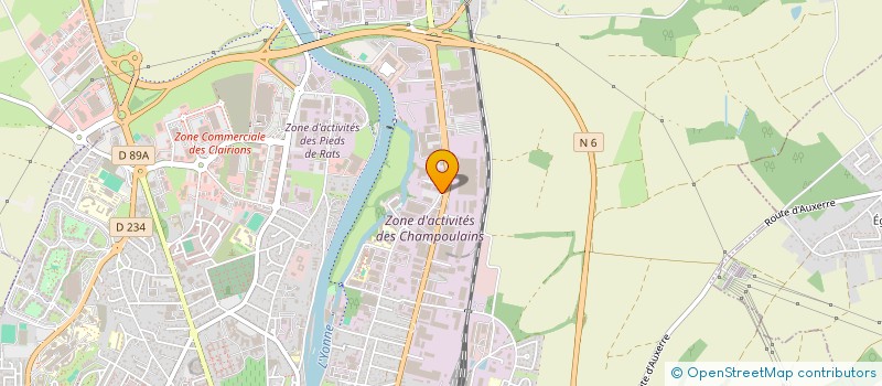 localisation de l'entreprise AUTO COMPTOIR DE L'YONNE à AUXERRE
