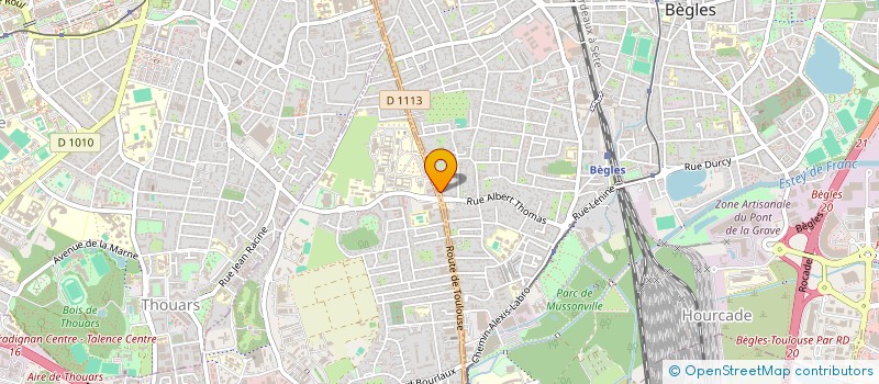 localisation de l'entreprise AUTO CONCEPT 33 à BEGLES