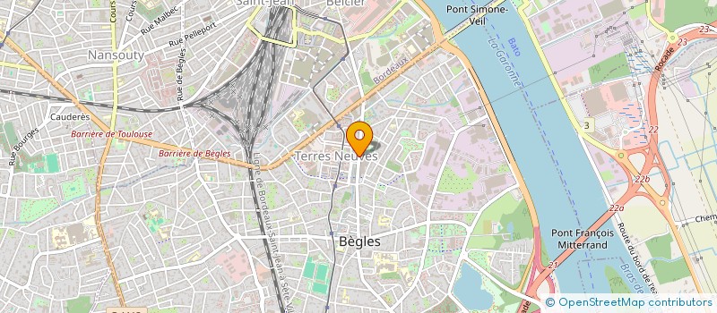localisation de l'entreprise AUTO CONCEPT à BEGLES