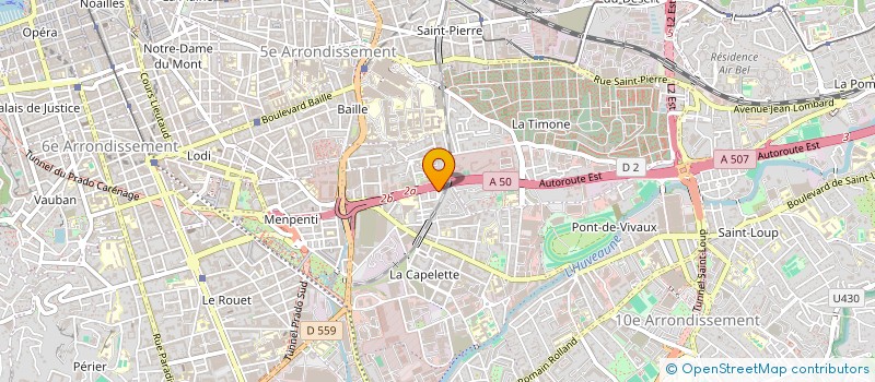 localisation de l'entreprise AUTO-CONCEPT  MARSEILLE