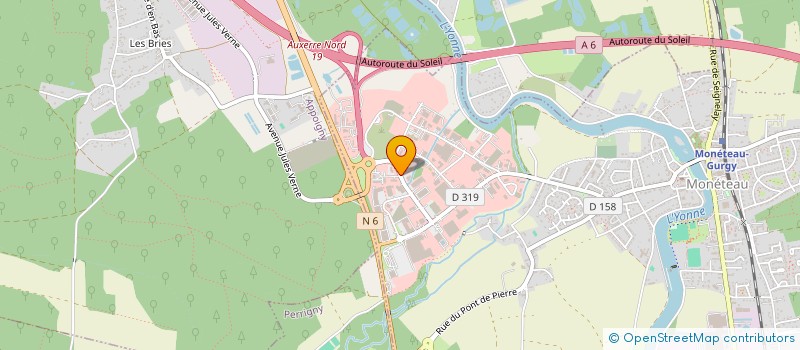 localisation de l'entreprise AUTO-CONCEPT à MONETEAU