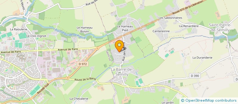 localisation de l'entreprise AUTO CONCEPT  LA BARRE-DE-SEMILLY