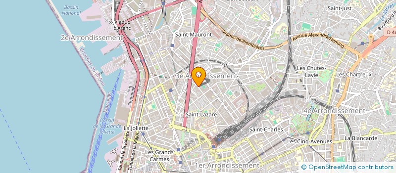 localisation de l'entreprise AUTO CONFORT à MARSEILLE