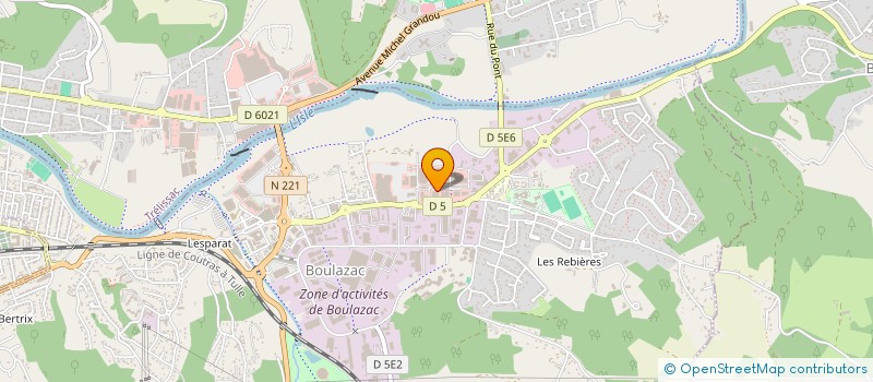 localisation de l'entreprise AUTO CONTROLE 24 à BOULAZAC ISLE MANOIRE