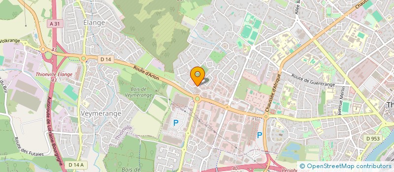 localisation de l'entreprise AUTO CONTROLE 57 à THIONVILLE