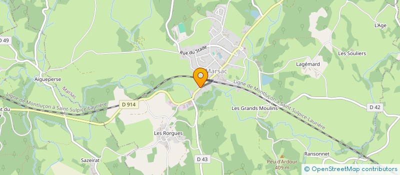 localisation de l'entreprise AUTO CONTROLE BENEVENT à BENEVENT-L'ABBAYE