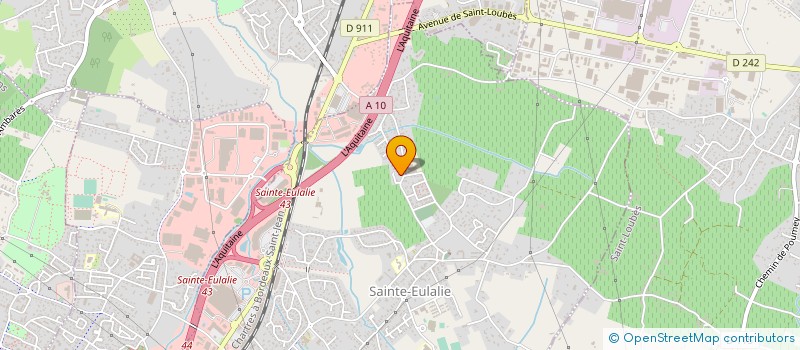 localisation de l'entreprise AUTO CONTROLE BORDELAIS à SAINTE-EULALIE