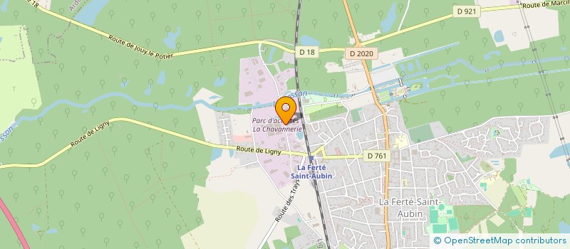 localisation de l'entreprise AUTO CONTROLE BOURDIN NICOLAS à LA FERTE-SAINT-AUBIN