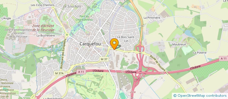 localisation de l'entreprise AUTO CONTROLE CARQUEFOU à CARQUEFOU
