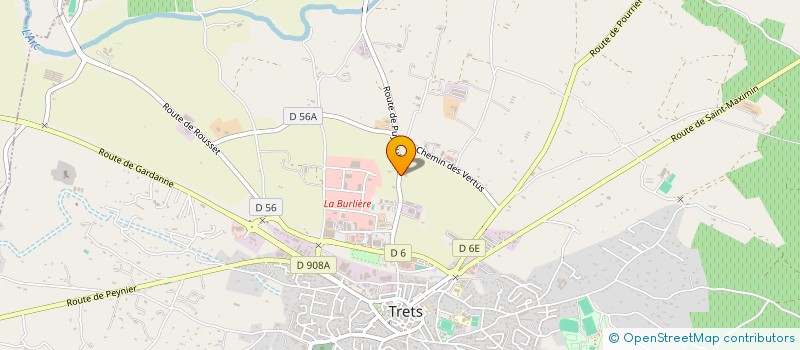 localisation de l'entreprise AUTO CONTROLE DE L'ARC à TRETS