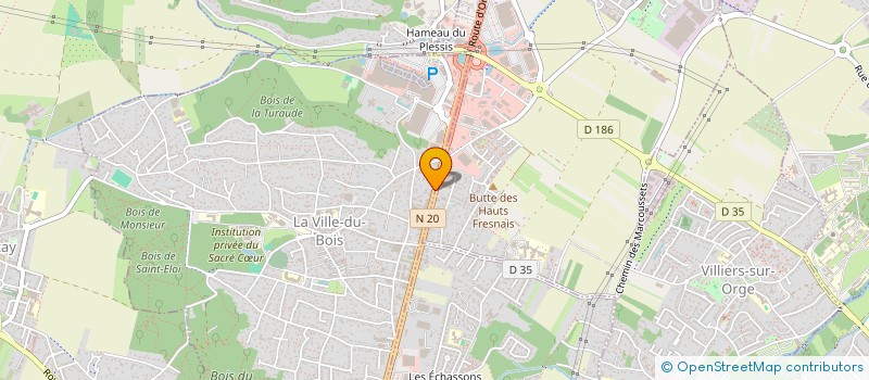 localisation de l'entreprise AUTO CONTROLE DE LA VILLE DU BOIS à LA VILLE-DU-BOIS
