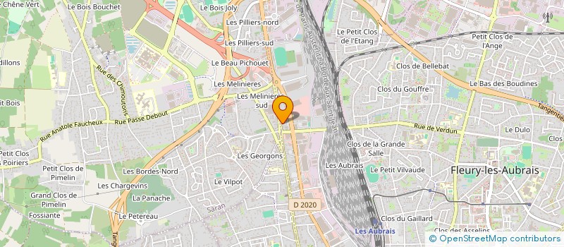 localisation de l'entreprise AUTO CONTROLE DES AYDES à FLEURY LES AUBRAIS