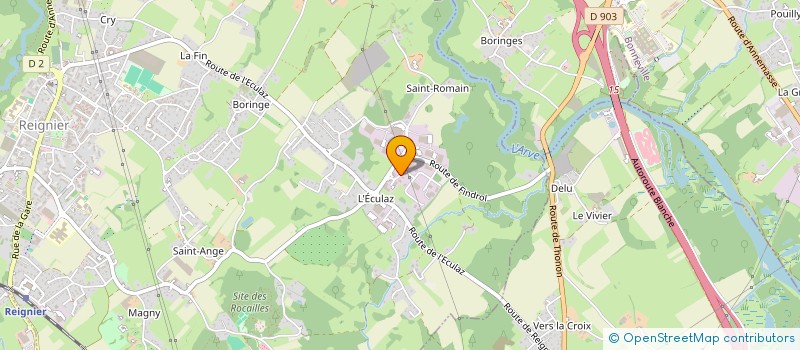 localisation de l'entreprise AUTO CONTROLE DES ROCAILLES à REIGNIER-ESERY
