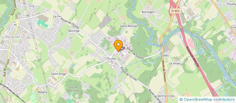 localisation de l'entreprise AUTO CONTROLE DES ROCAILLES à REIGNIER-ESERY