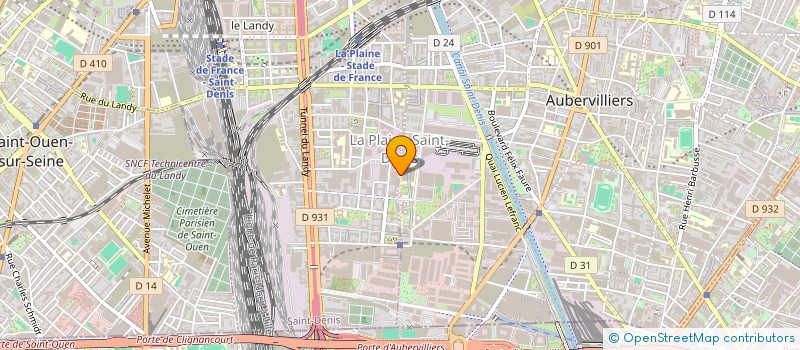 localisation de l'entreprise AUTO CONTROLE DIAGNOSTIC à AUBERVILLIERS