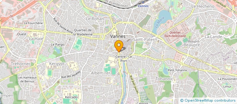 localisation de l'entreprise AUTO CONTROLE DU GOLFE à VANNES