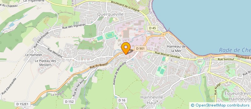 localisation de l'entreprise AUTO CONTROLE EXPERTISE LA HAGUE à CHERBOURG-EN-COTENTIN