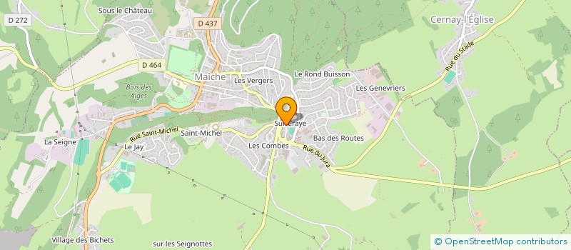 localisation de l'entreprise AUTO CONTROLE FAURE  MAICHE