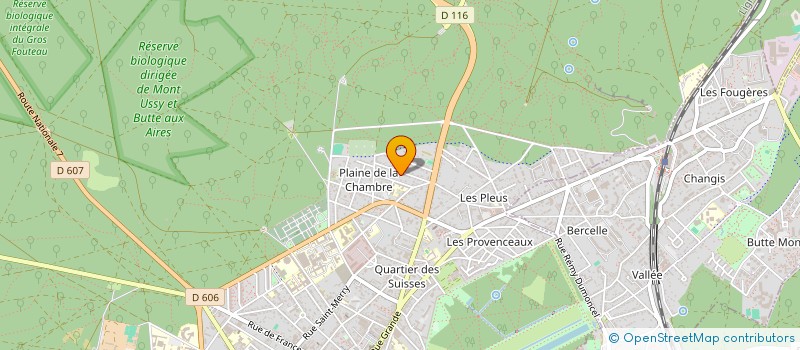 localisation de l'entreprise AUTO CONTROLE FS 77  FONTAINEBLEAU