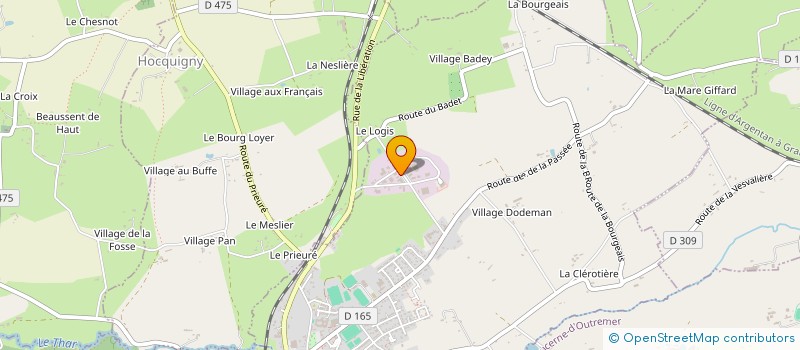 localisation de l'entreprise AUTO CONTROLE HAYLAND à LA HAYE-PESNEL