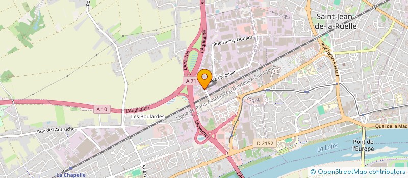 localisation de l'entreprise AUTO CONTROLE INGRE à INGRE