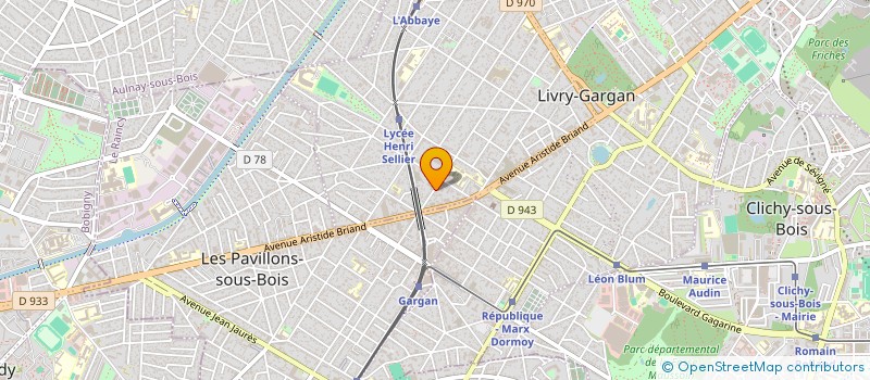 localisation de l'entreprise AUTO CONTROLE LIVRY 2 à LIVRY-GARGAN