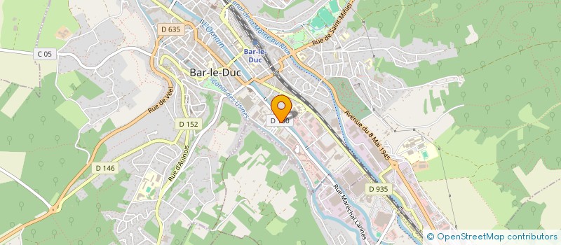 localisation de l'entreprise AUTO CONTROLE LORRAIN à BAR-LE-DUC