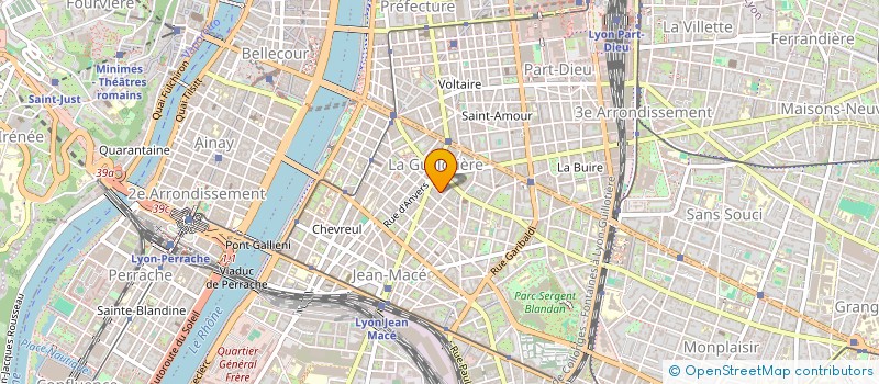 localisation de l'entreprise AUTO CONTROLE LYON 7 à LYON