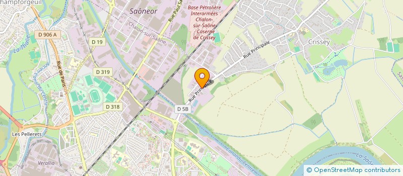localisation de l'entreprise AUTO CONTROLE MP à CRISSEY