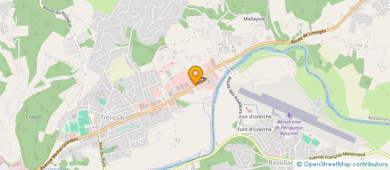localisation de l'entreprise AUTO CONTROLE NOUVELLE AQUITAINE à TRELISSAC