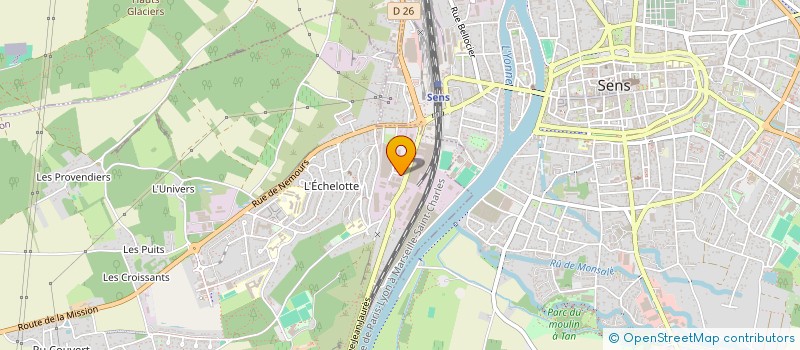 localisation de l'entreprise AUTO CONTROLE PARON à PARON