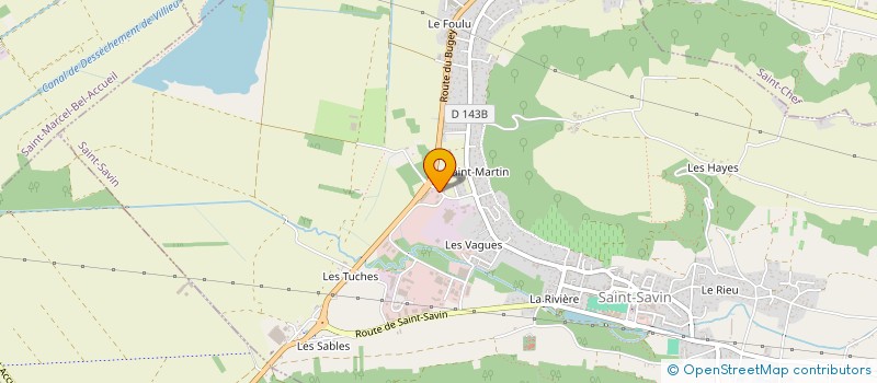 localisation de l'entreprise AUTO CONTROLE PEIN  SAINT-SAVIN