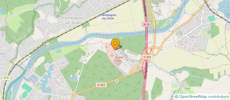 localisation de l'entreprise AUTO CONTROLE PIERREFITTE  L'ISLE-ADAM