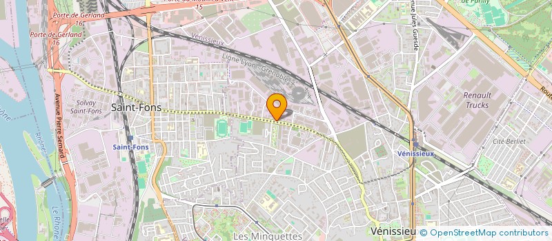 localisation de l'entreprise AUTO CONTROLE REPUBLIQUE  VENISSIEUX