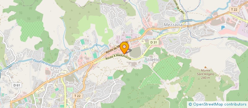localisation de l'entreprise AUTO CONTROLE SARL à AJACCIO