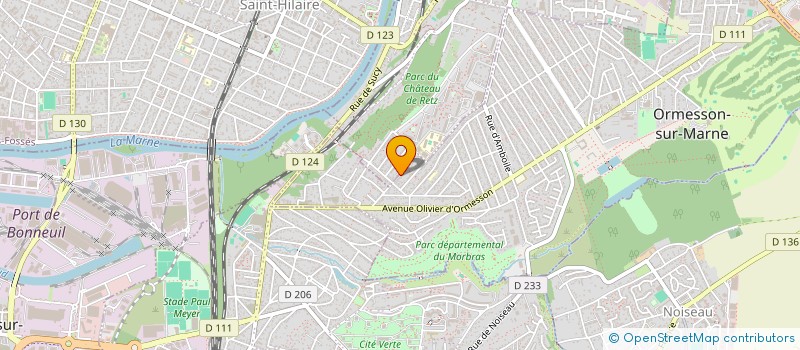 localisation de l'entreprise AUTO CONTROLE SECURITE  ORMESSON-SUR-MARNE