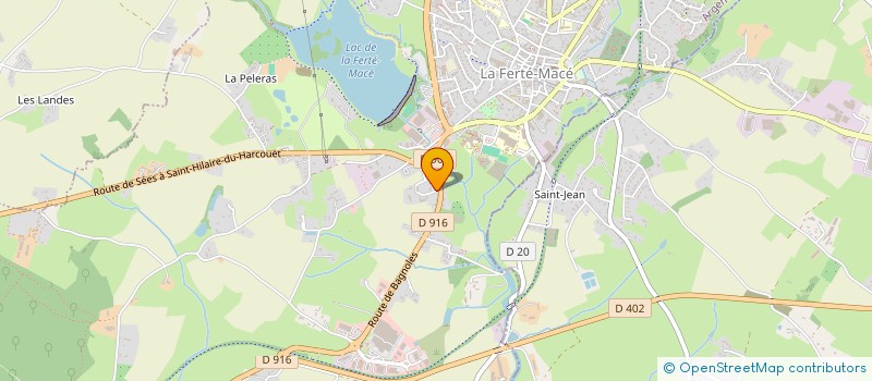 localisation de l'entreprise AUTO CONTROLE SERAIS à LA FERTE MACE