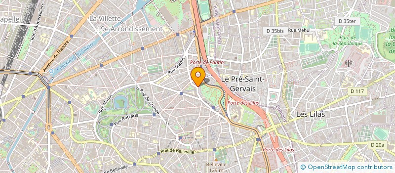 localisation de l'entreprise AUTO CONTROLE SERURIER à PARIS