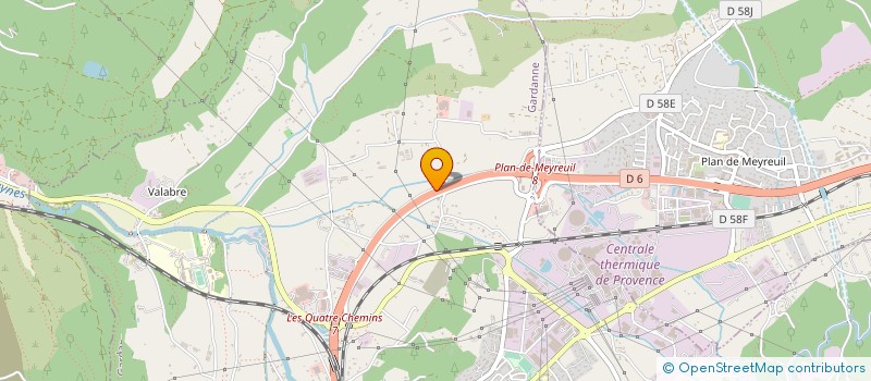 localisation de l'entreprise AUTO CONTROLE SERVICES à GARDANNE