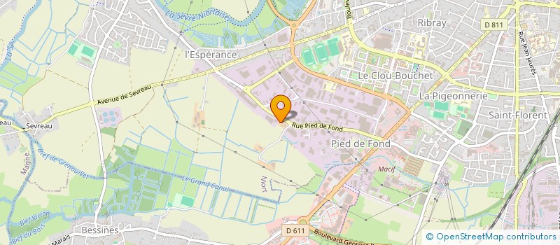 localisation de l'entreprise AUTO CONTROLE ST LIGUAIRE à NIORT
