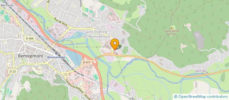 localisation de l'entreprise AUTO CONTROLE STEPHANOIS à SAINT-ETIENNE-LES-REMIREMONT