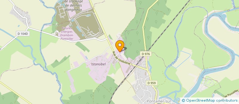 localisation de l'entreprise AUTO CONTROLE TECHNIQUE PONTAILLER  PONTAILLER-SUR-SAONE