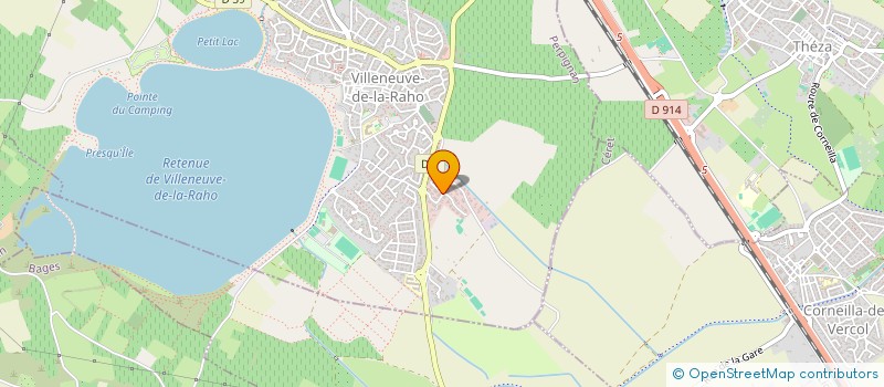 localisation de l'entreprise AUTO CONTROLE VILANOVA DE RAO  VILLENEUVE-DE-LA-RAHO