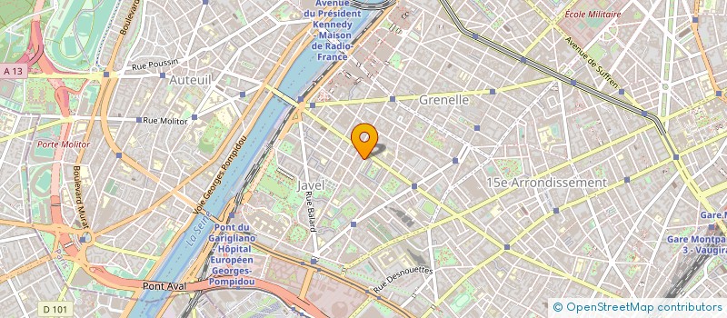localisation de l'entreprise AUTO CONTROLE VOISINS à PARIS