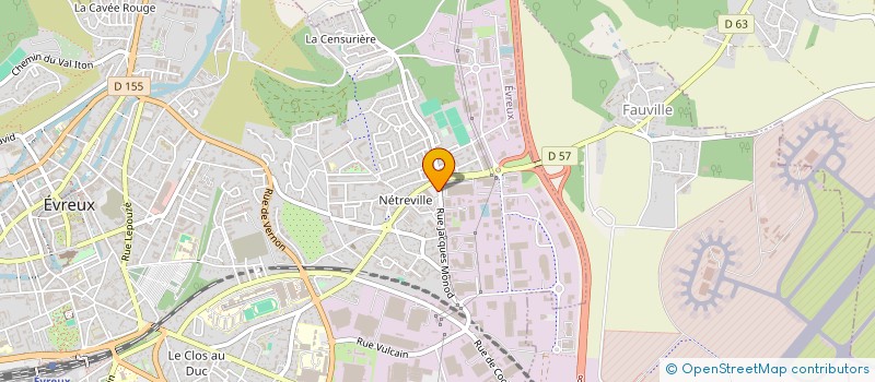 localisation de l'entreprise AUTO-CONTROLES  EVREUX